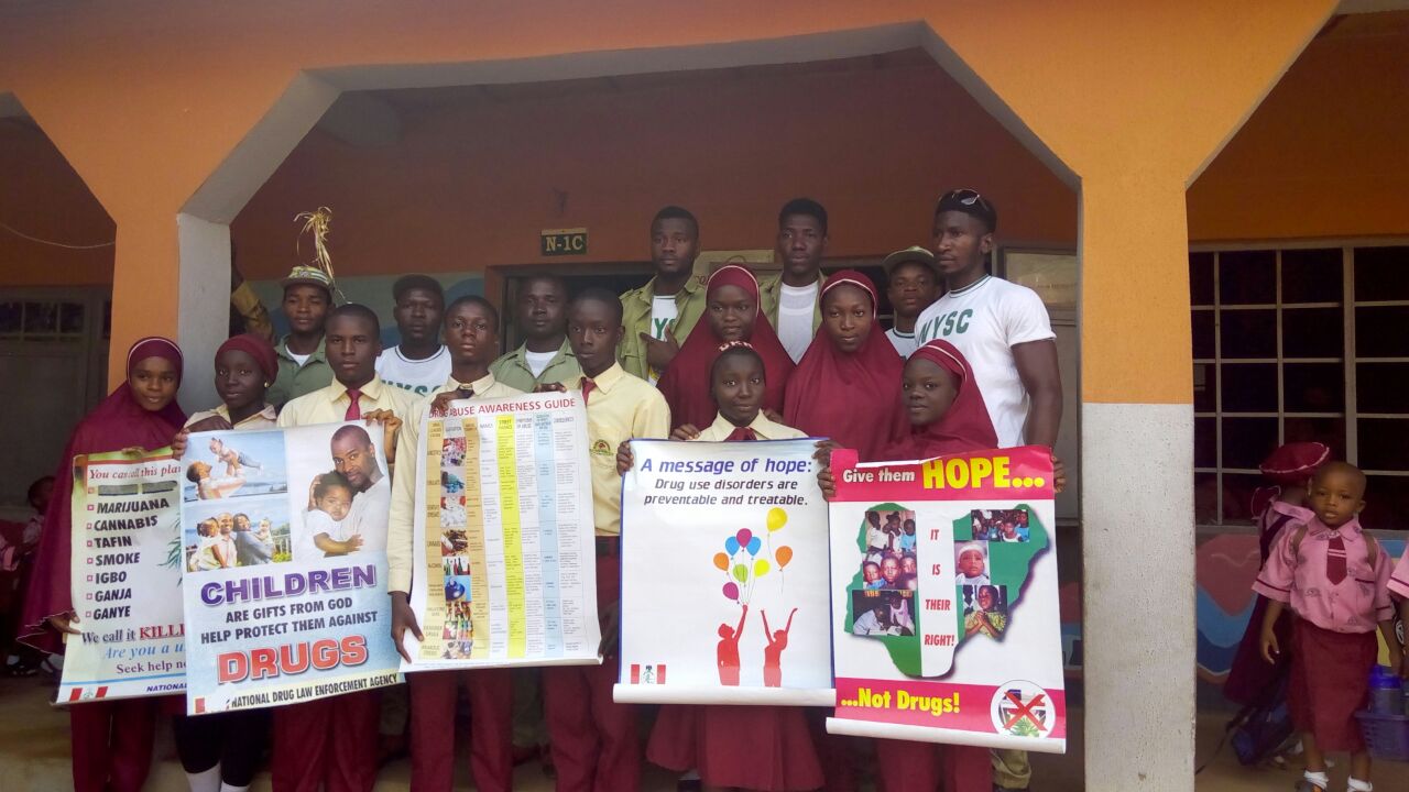 NDLEA/DRUG Free Club sensitizes Global Kids Academy Arkilla