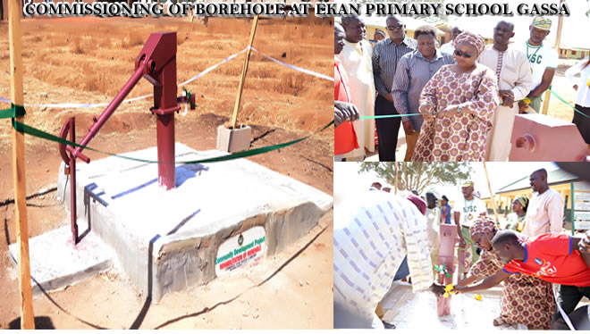 Eneji Stephen and Gloria Adibe provides portable water, free medical counseling in Plateau
