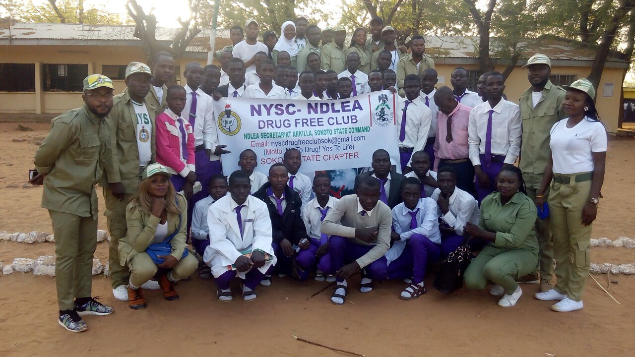 No to drug abuse: NDLEA/Drug free Club sensitizes Sani Dingyadi School