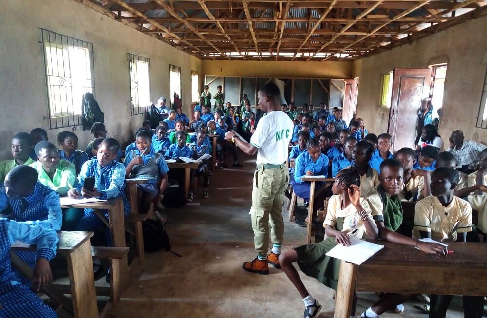 Edo Corps Members Sensitize Students