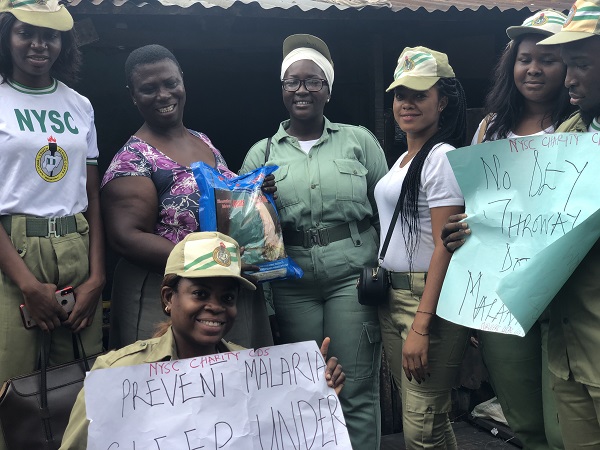 Corps Members Carry Out Charity CDS Project in Lagos