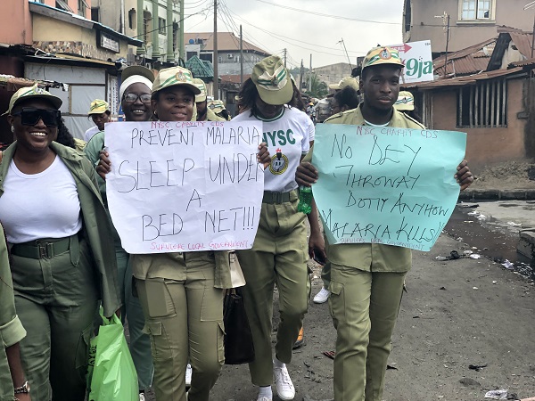 Corps Members Carry Out Charity CDS Project in Lagos