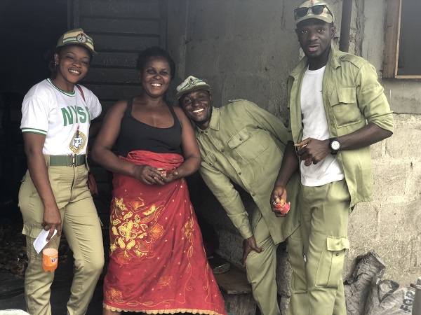 Corps Members Carry Out Charity CDS Project in Lagos