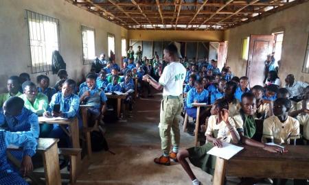 Edo Corps Members Sensitize Students